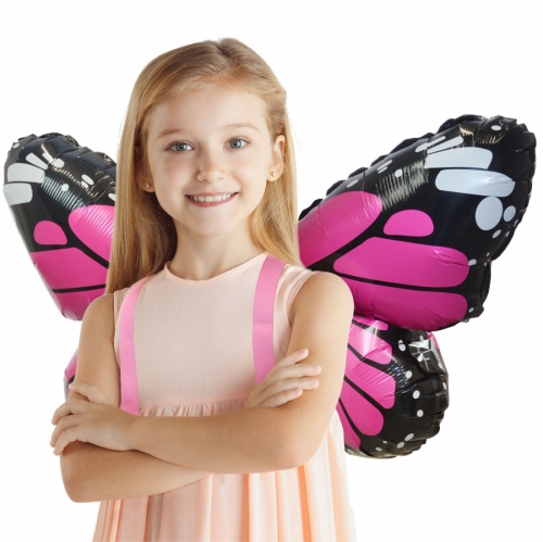 Foil Balloon with Straps - Butterfly Wings